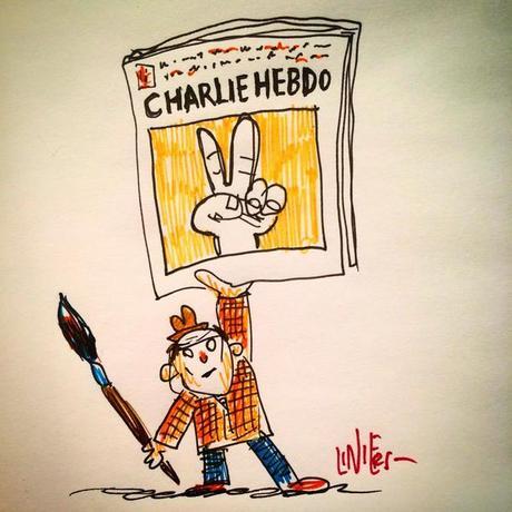 Je Suis Charlie, dibujos contra las balas