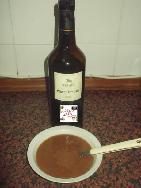 SALSA  AL PEDRO XIMÉNEZ