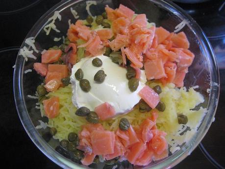 PASTEL DE PATATA CON SALMÓN