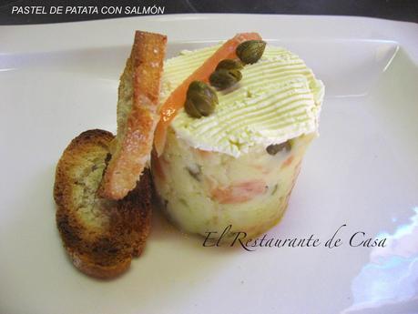 PASTEL DE PATATA CON SALMÓN