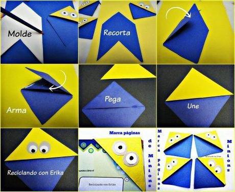 Marca páginas de los Minions