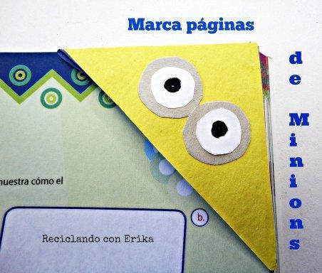 Marca páginas de los Minions