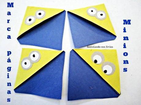 Marca páginas de los Minions