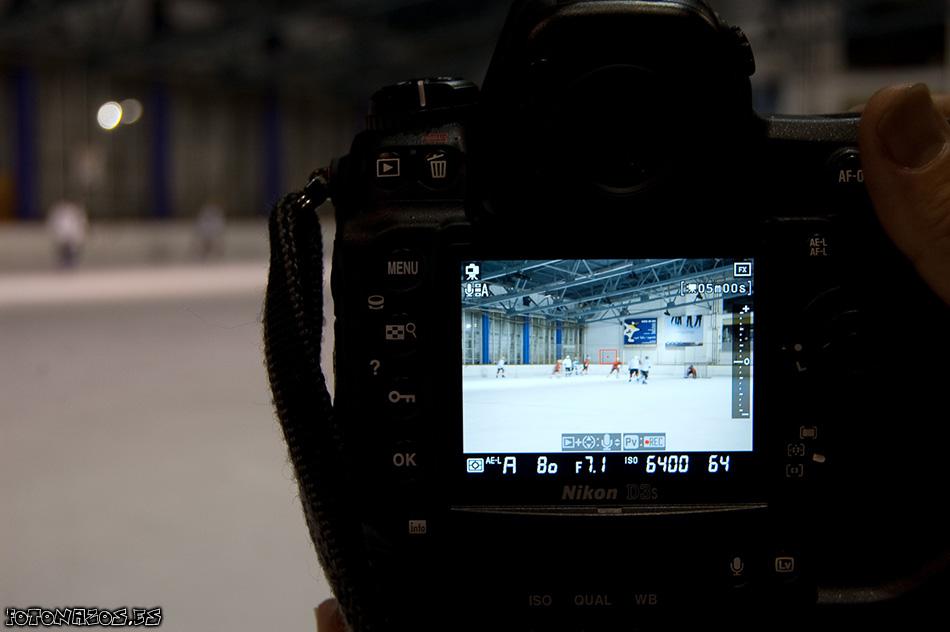 Foto Hockey sobre hielo en el Palau de gel de Andorra en Canillo
