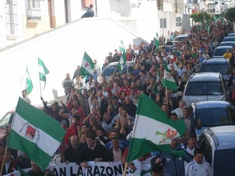 Éxito en la huelga general de la Sierra de Cádiz