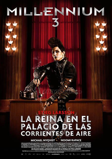 Cartel y trailer de “Millenium 3: La Reina en el Palacio de las Corrientes de Aire”
