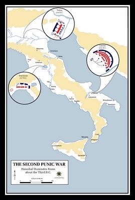 Batalla de Cannas 216 A.C, Roma y Cartago