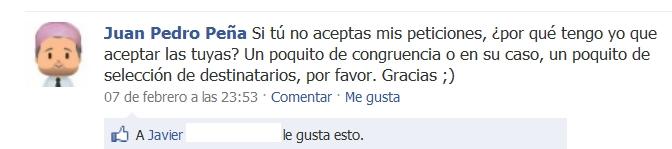 Spam en Facebook