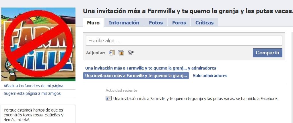 Spam en Facebook