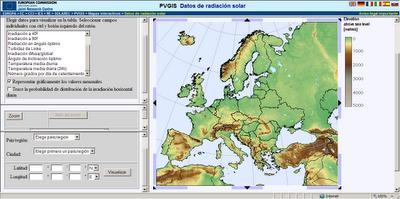 Atlas y mapas eólicos y solares