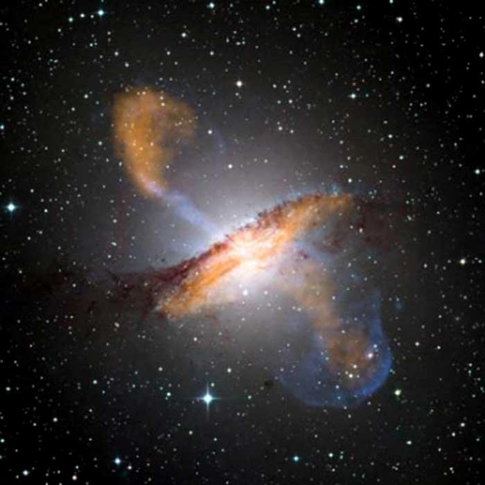 Nuevo hallazgo: chorros de agujeros negros supermasivos pueden controlar la evolución de galaxias