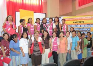 Presentan proyecto que promueve el empoderamiento de mujeres de base en el ejercicio de sus derechos fundamentales