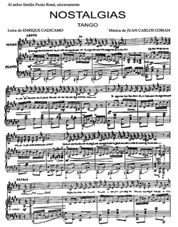 Nostalgias [ Cobián & Cadícamo ]