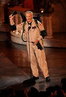 Bill Murray se disfraza de 'Cazafantasmas' en la gala de los Scream Awards 2010