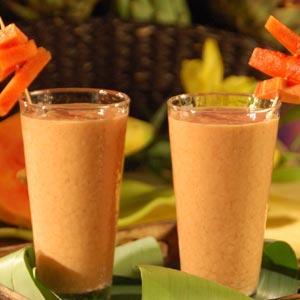 Licuado con piña para celíacos diabéticos licuado-frutas