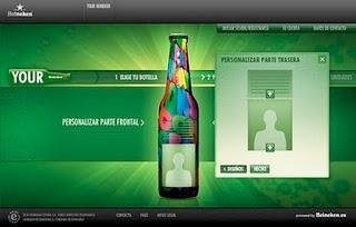 Mensaje en una botella... de Heineken