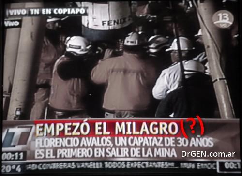 milagro mineros chilenos Rescate de mineros chilenos NO es un milagro