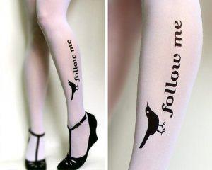 Con medias y a lo loco!