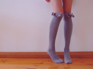 Con medias y a lo loco!