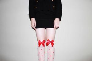 Con medias y a lo loco!