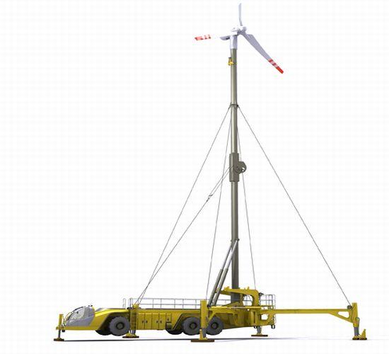 Aerogenerador portátil para generar energía limpia en cualquier lugar Aerogenerador portátil para generar energía limpia en cualquier lugar