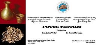 Alfonsina Barrionuevo brinda la Exposición de Fotos Testigo en Jirón de la Unión 1030