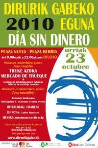 23 de octubre.  Día sin dinero