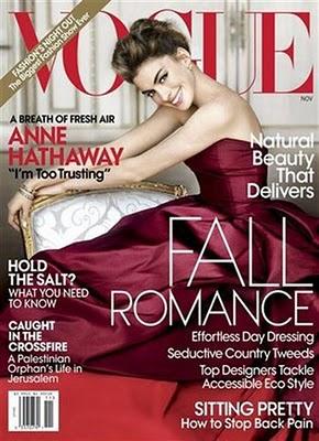 Anne Hathaway, portada de Vogue USA