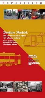 El Museo del Ferrocarril acoge la exposición 'Destino Madrid' con motivo de los 150 años de la historia del tranvía.