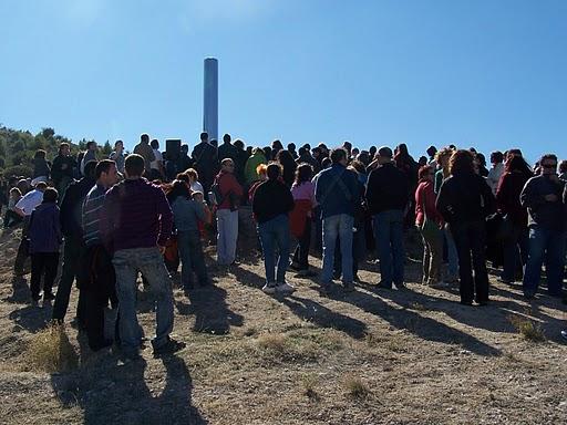Ceremonia de Aventamiento de las Cenizas de Silo. Parque Toledo
