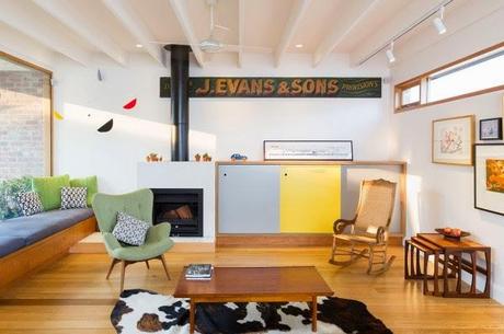 Diseño y colorido en esta vivienda de Australia