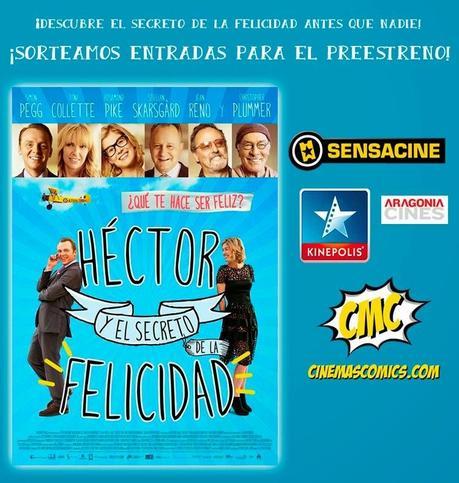 Concurso a la vista: 5 entradas dobles para el preestreno en Zaragoza de Héctor y el Secreto de la Felicidad