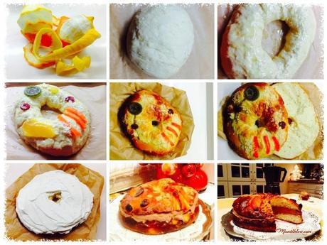 Roscón de Reyes relleno de trufa y nata Roscón de Reyes relleno de trufa y nata