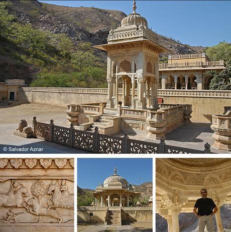 Gaitor, arte funerario en Jaipur