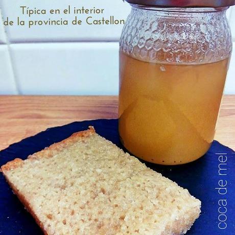 Coc de mel. Postre tradicional del interior de Castellón