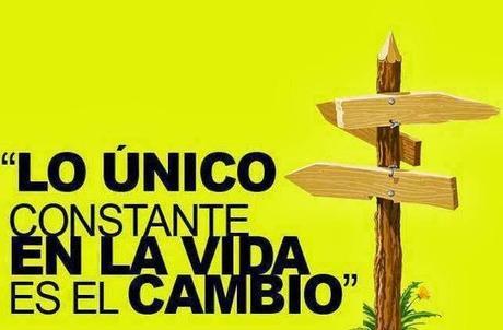 Me canso solo de pensar en cambiar algo. cambios