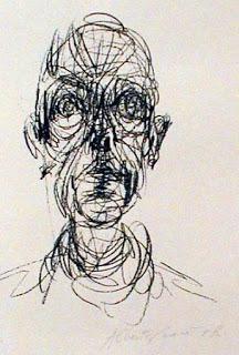 Dibujo de Giacometti