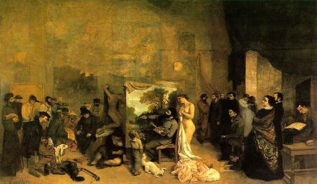 Imagen de la pintura El taller de Courbet