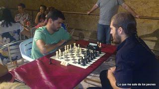 Reina, Daniel y Ricardo en el nocturno de Jumilla