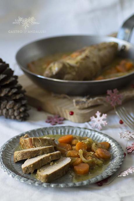 Solomillo al Whisky con almendras