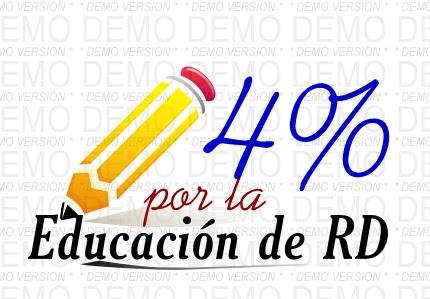 4 % PARA LA EDUCACIÓN
