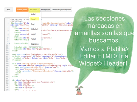Como quitar el titulo y descripción de Blogger.