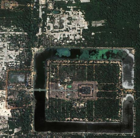 Aerial of Angkor Wat