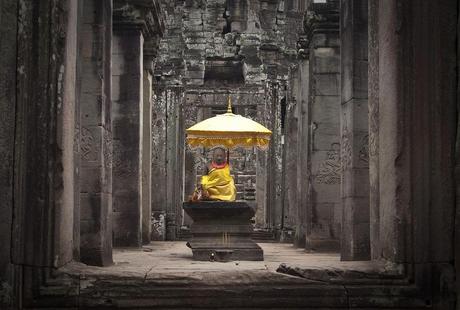 The Origin of Suffering is Attachment -- Bayon, Cambodia, Indochina