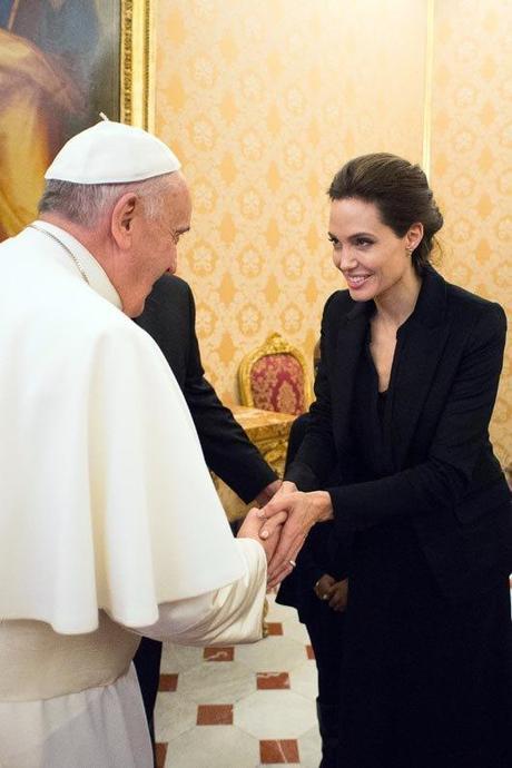 Papa Francisco Angelina Jolie