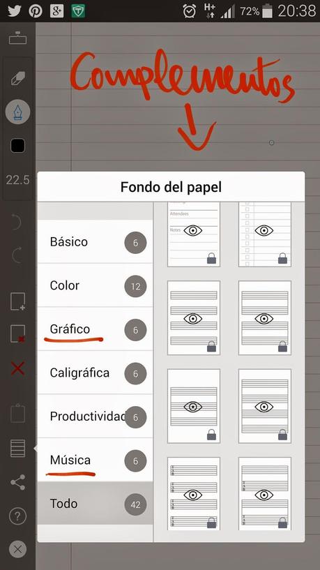 INKredible. Buena aplicación para escribir con el dedo o un pen