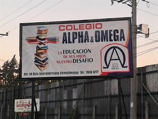 Alfa y omega se libran; nuestra letra o, no (Guatemala)