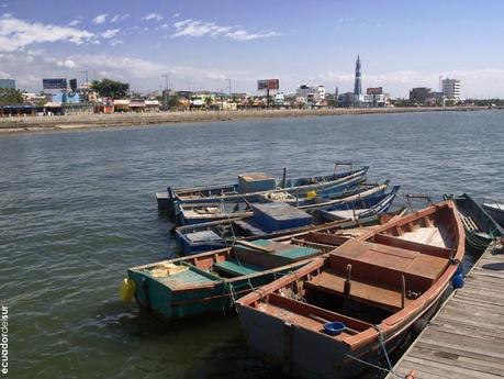Puerto Bolívar en Machala, el puerto bananero por excelencia
