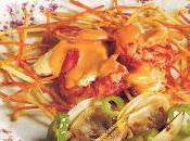 Carabineros Kokotxas salsa Boniato