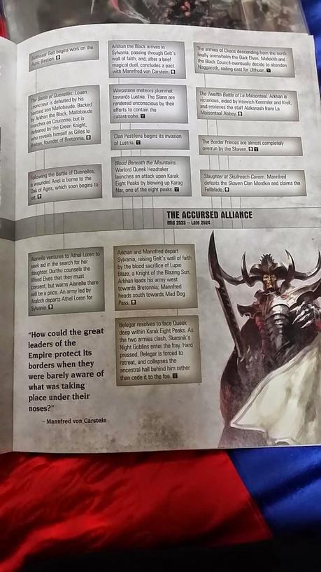 Eje temporal completo de El Fin de los Tiempos